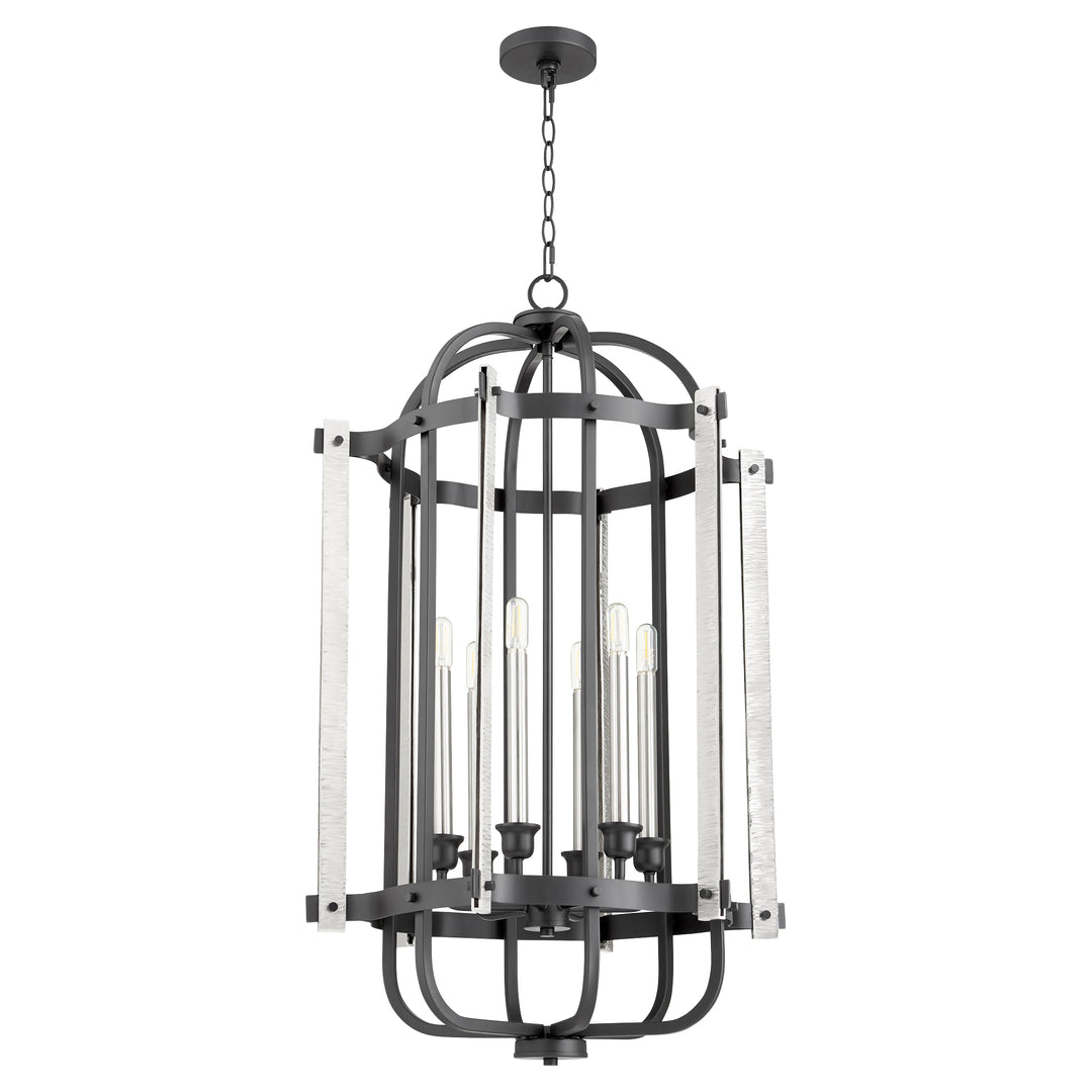 6 Light Entry  - Black
