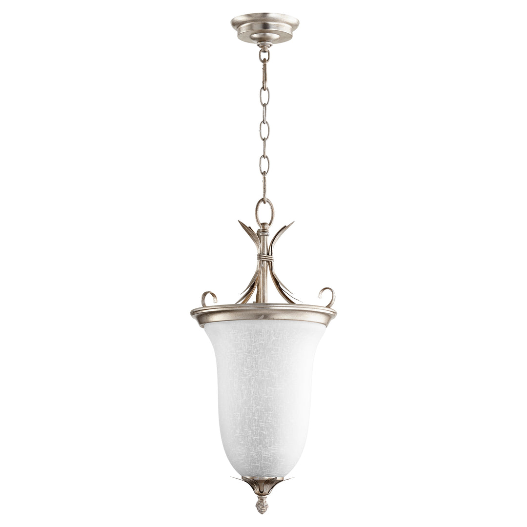 FLORA 2 Light Entry/Pendant - Aged Silver Leaf