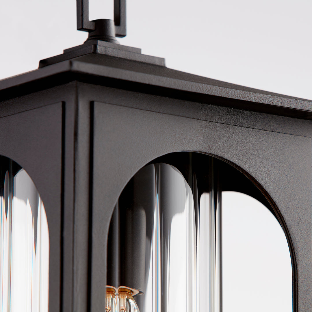 Harbor 16" 1-Light Black Outdoor Pendant