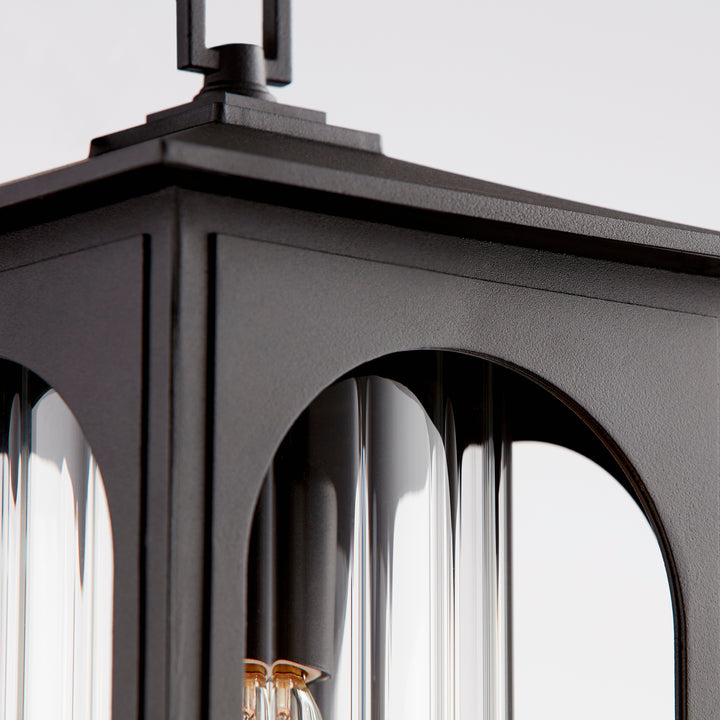 Harbor 16" 1-Light Black Outdoor Pendant