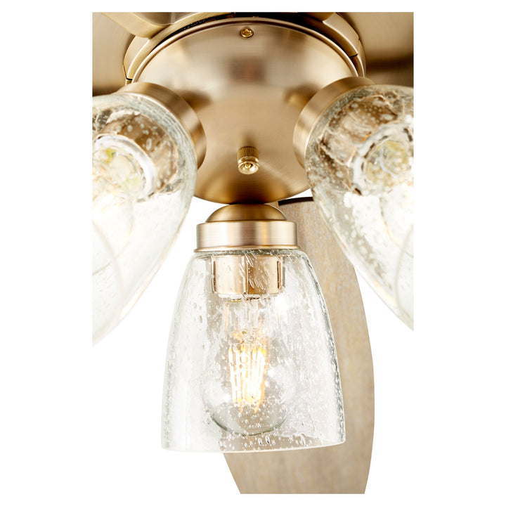 Breeze 52" Aged Brass Transitional Ceiling Fan