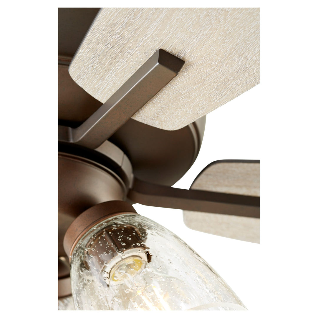 Breeze 52" Oiled Bronze Transitional Ceiling Fan
