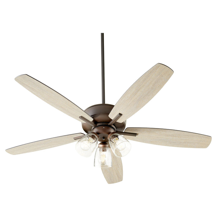 Breeze 52" Oiled Bronze Transitional Ceiling Fan