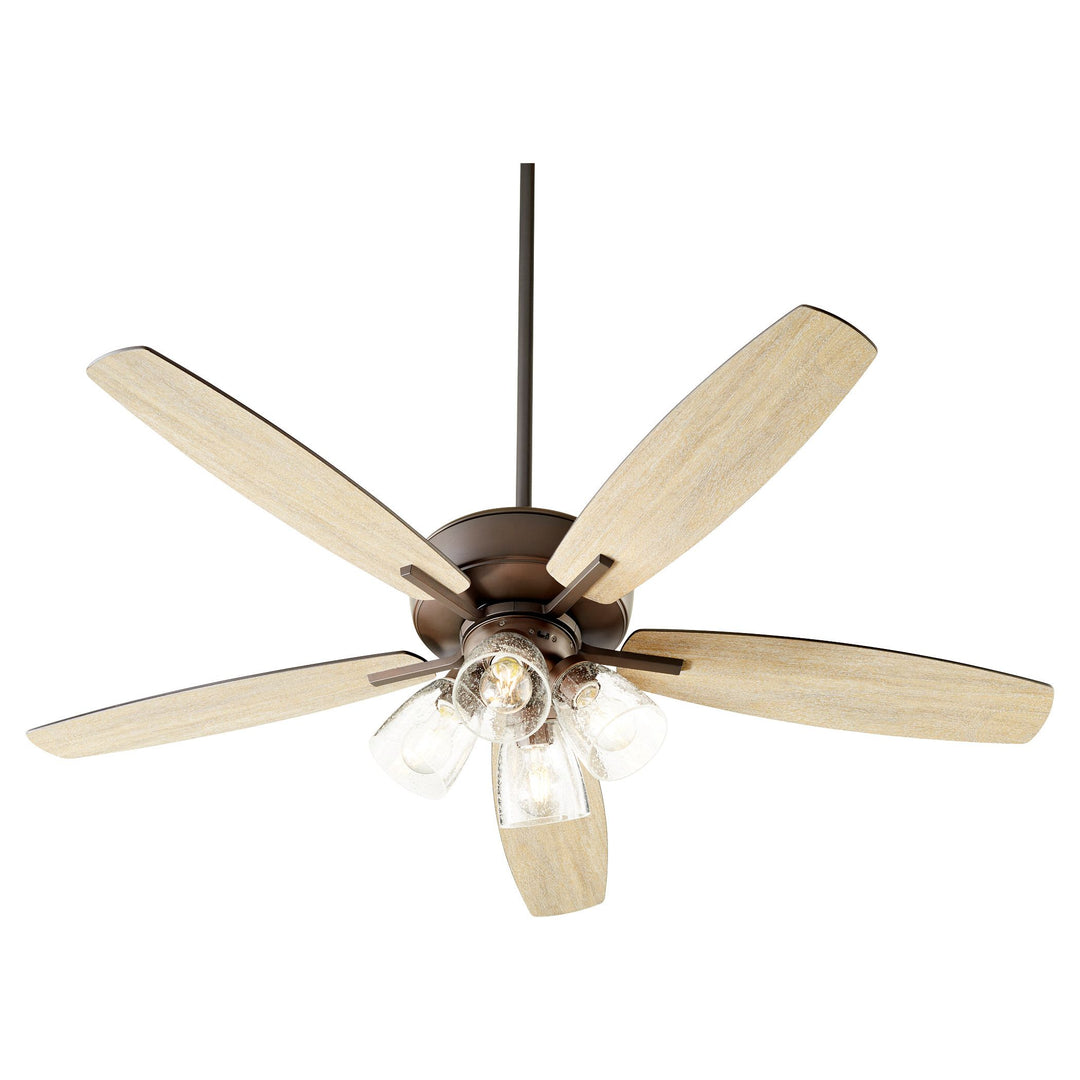 Breeze 52" Oiled Bronze Transitional Ceiling Fan