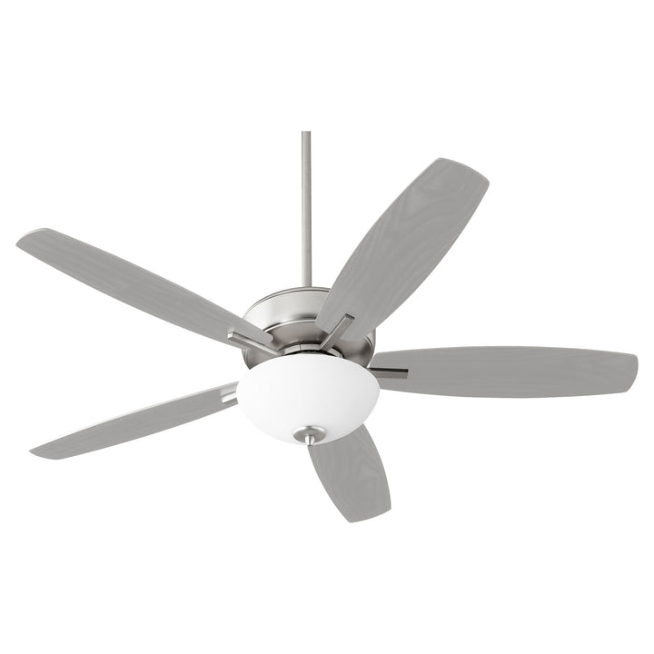 Breeze 52" Satin Nickel Transitional Ceiling Fan