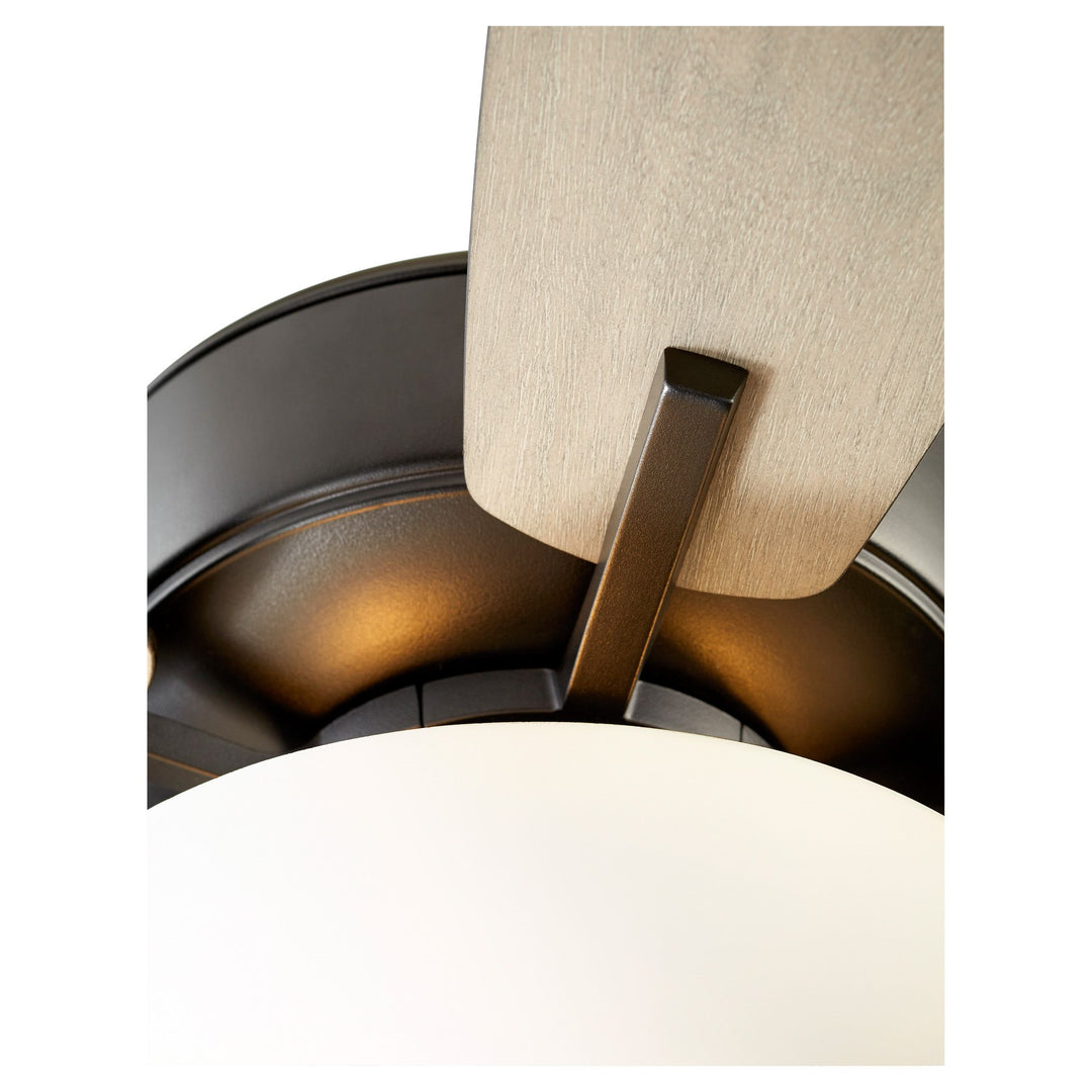 Breeze 52" Black Transitional Ceiling Fan - Textured Black