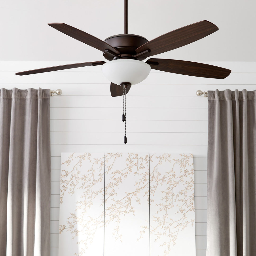 Breeze 52" Oiled Bronze Transitional Ceiling Fan