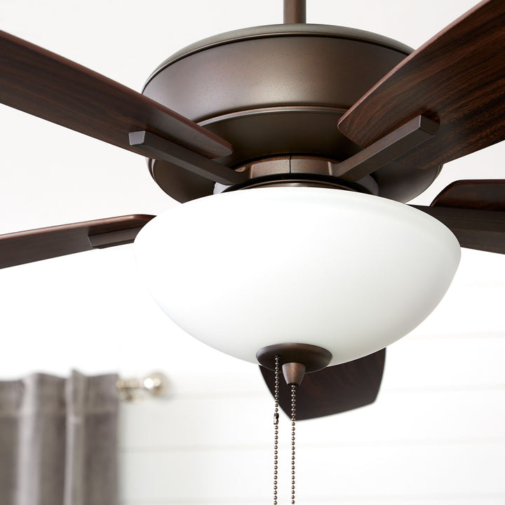 Breeze 52" Oiled Bronze Transitional Ceiling Fan