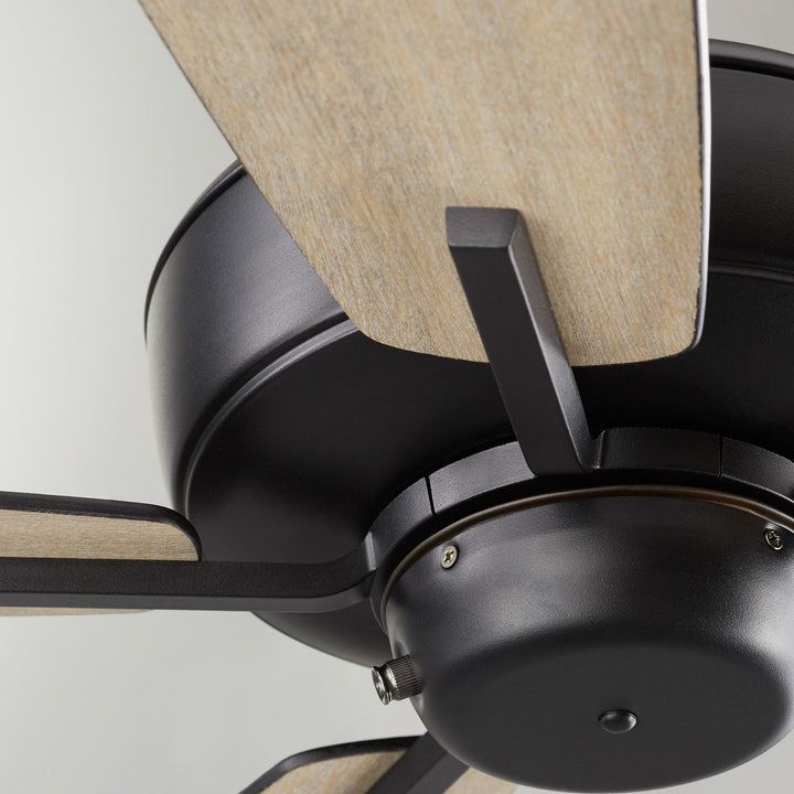 Breeze 60" Black Transitional Ceiling Fan - Textured Black