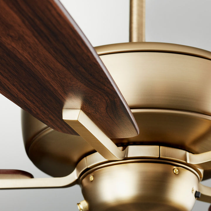 Breeze 60" Aged Brass Transitional Ceiling Fan