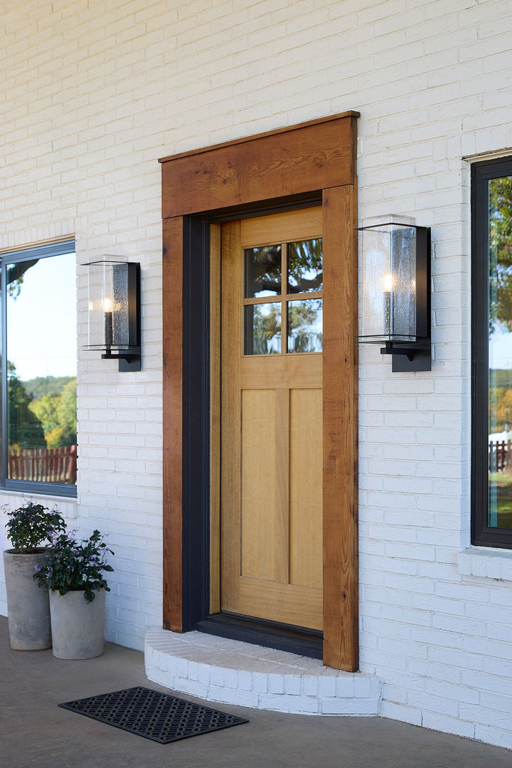 Balboa 24" 1-Light Black Outdoor Wall Lantern