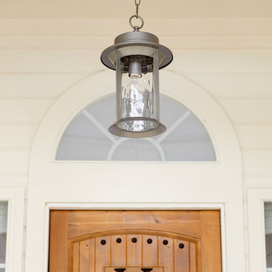 Charter 16" 1-Light Graphite Outdoor Pendant