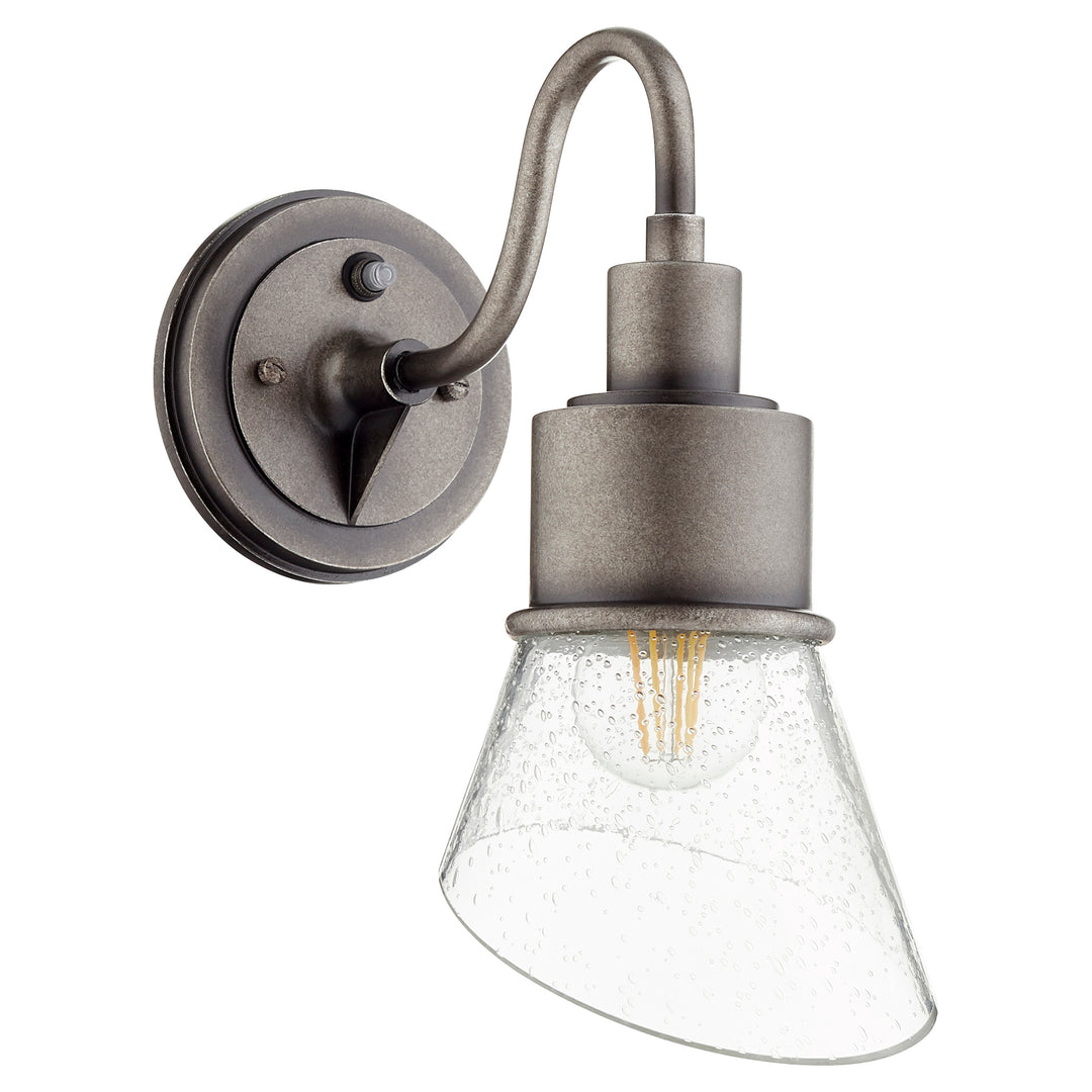 TORREY with Glass Small - Weathered Zinc