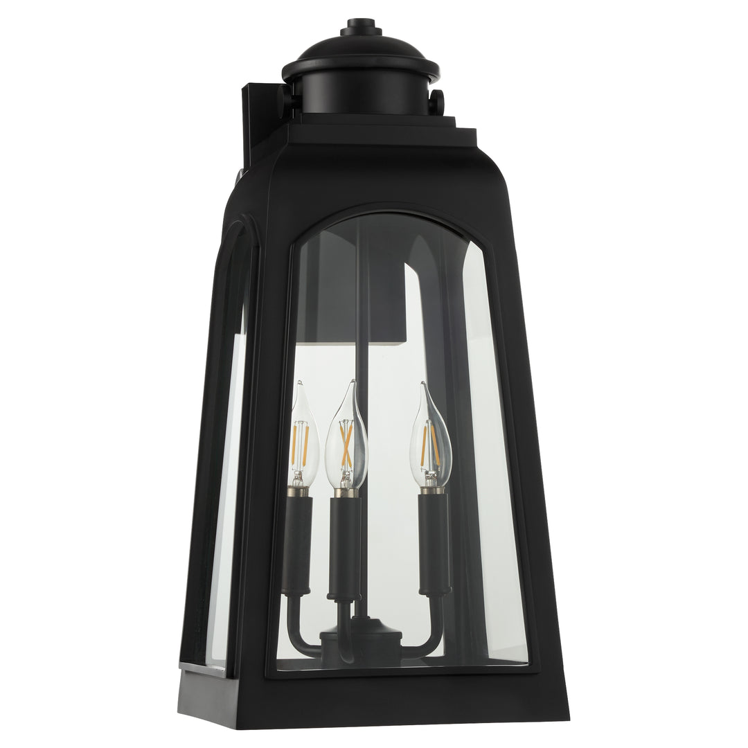 Francis 20" 3 Light Lantern - Matte Black