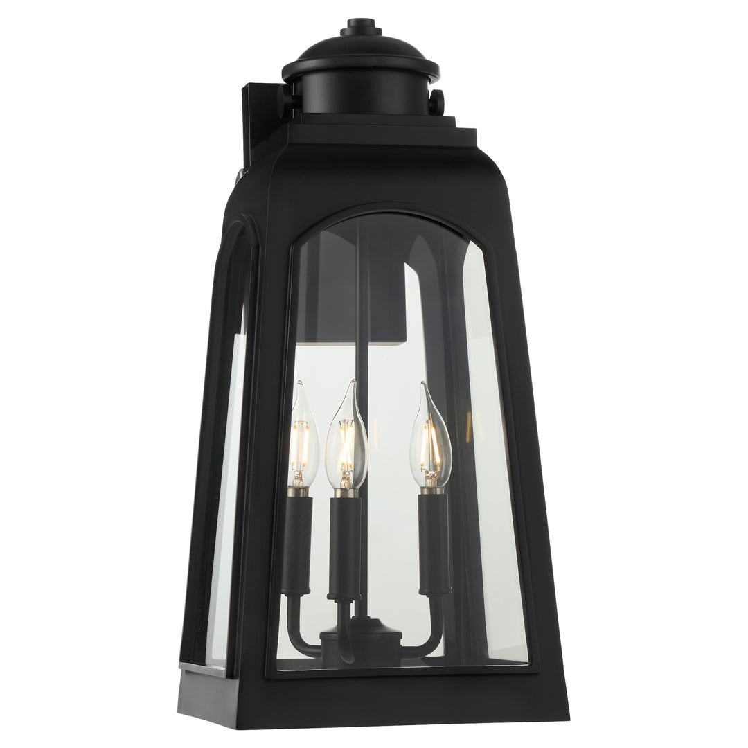 Francis 20" 3 Light Lantern - Matte Black