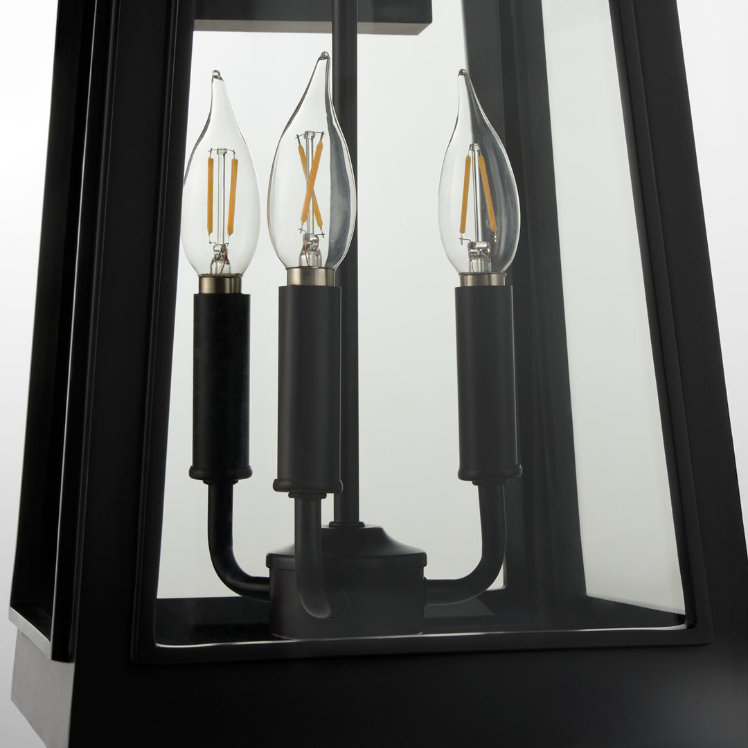 Francis 20" 3 Light Lantern - Matte Black