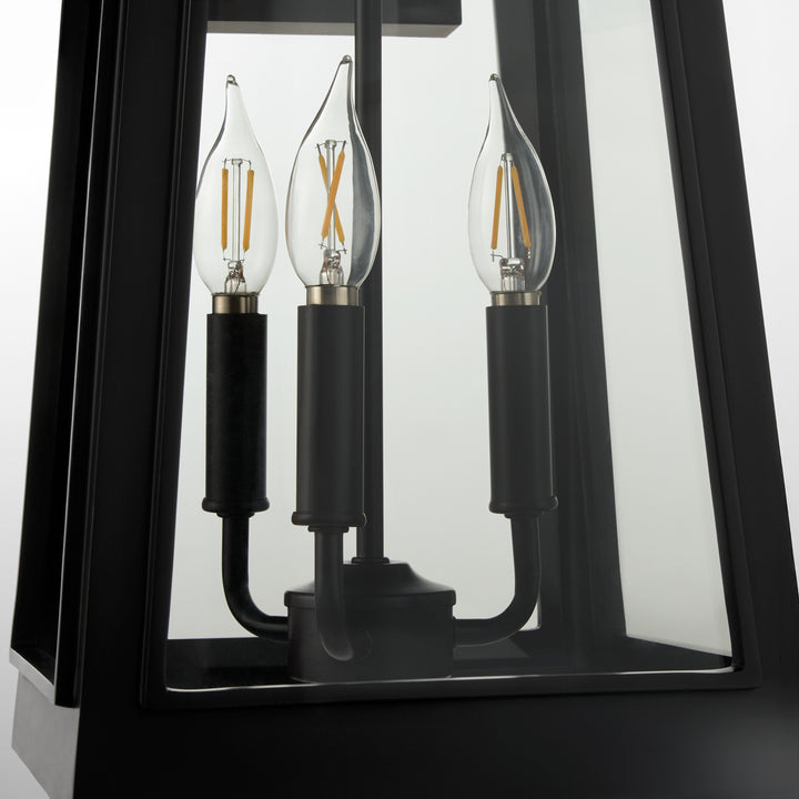 Francis 20" 3 Light Lantern - Matte Black