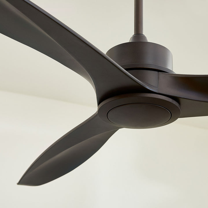 Kress 60-in 3 Blade Oiled Bronze Modern and Contemporary Ceiling Fan