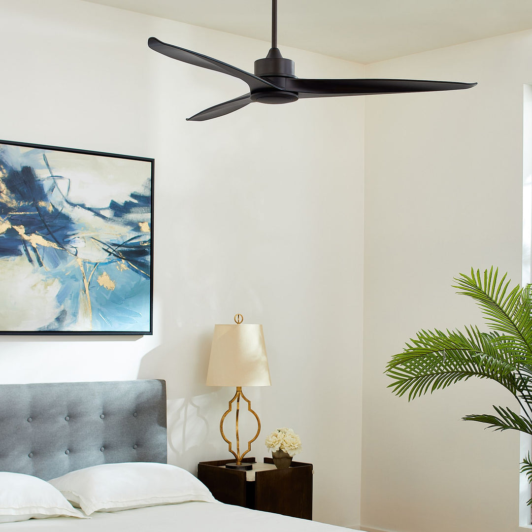 Kress 60-in 3 Blade Oiled Bronze Modern and Contemporary Ceiling Fan