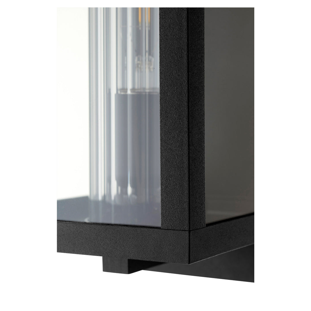 Parks 19" 1-Light Black Outdoor Wall Lantern | Marine/Coastal Grade