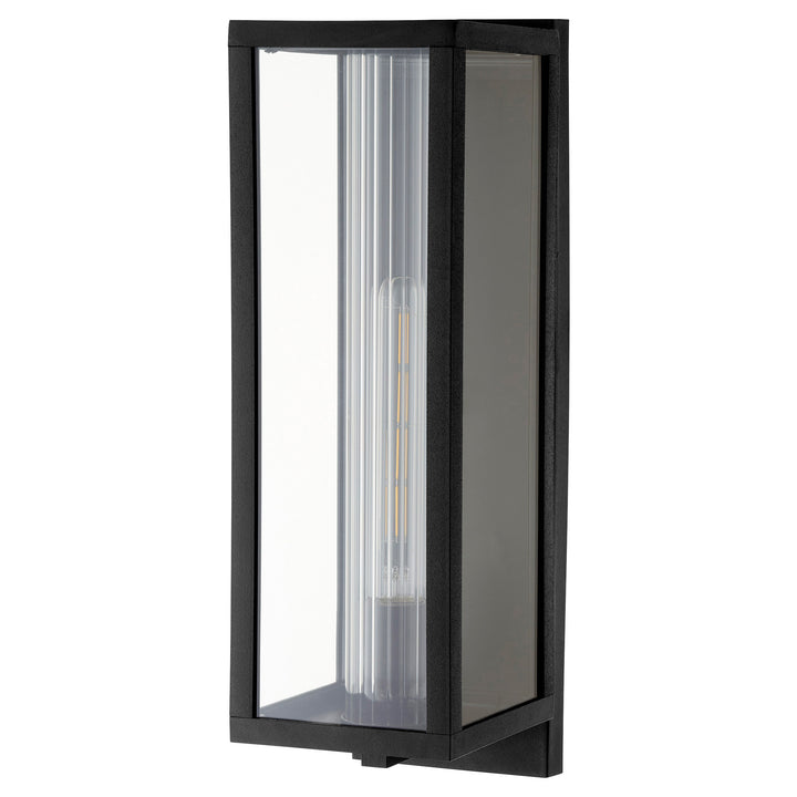 Parks 19" 1-Light Black Outdoor Wall Lantern | Marine/Coastal Grade