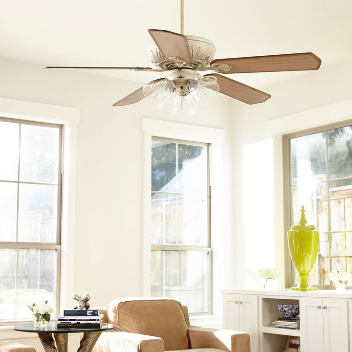 Chateaux Uni-Pack 52" Persian White Transitional Ceiling Fan