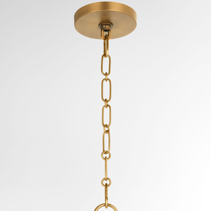 TILBROOK 14” 1 Light Case Glass Pendant - Brushed Brass