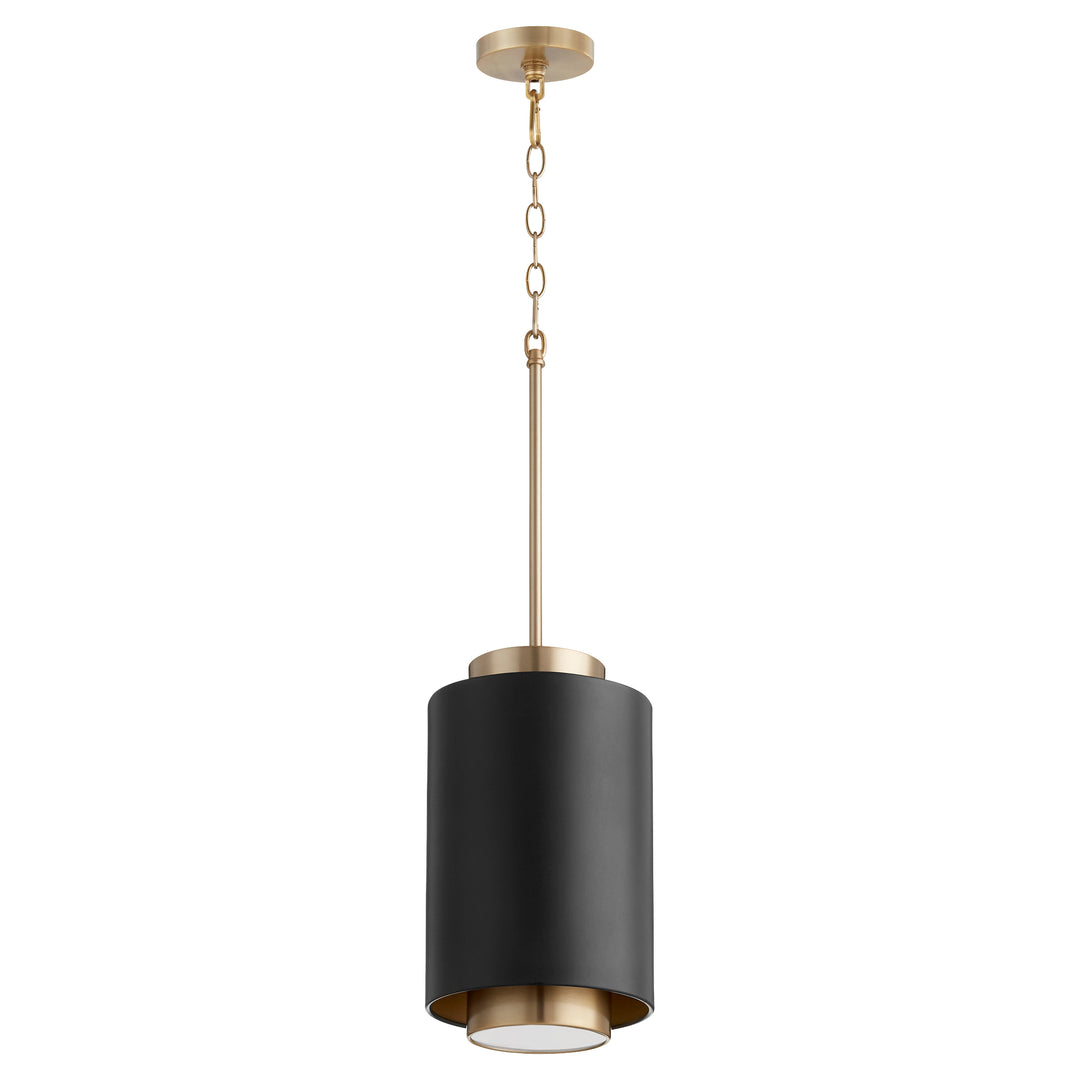 Black Soft Contemporary Pendant