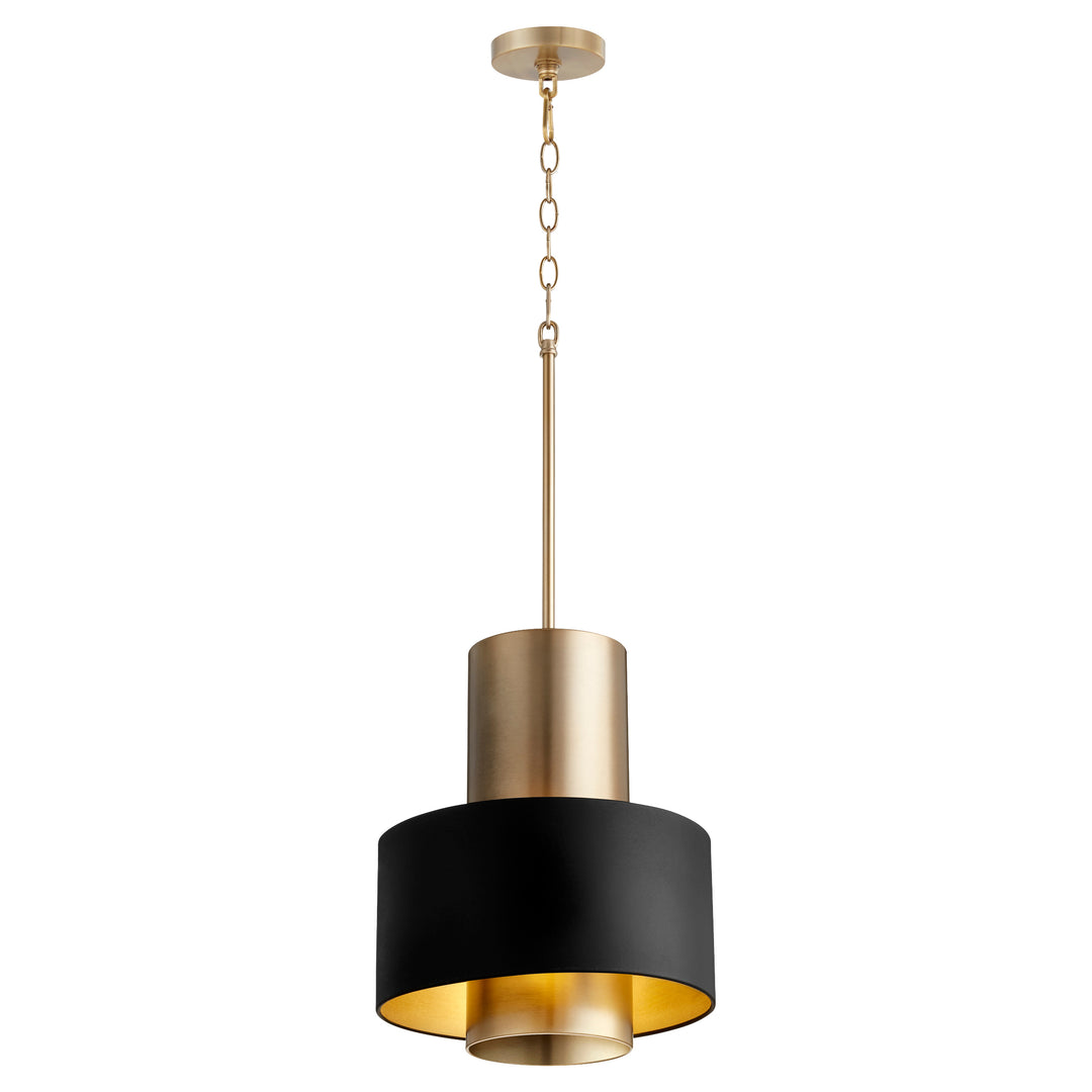Black Soft Contemporary Pendant