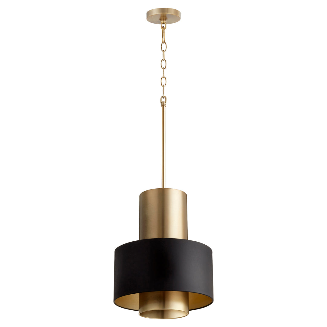 Black Soft Contemporary Pendant