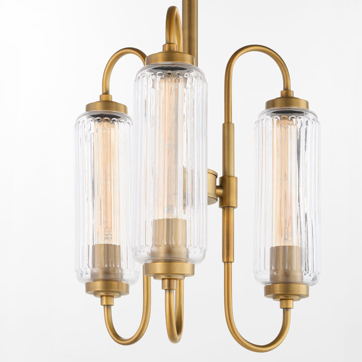 Whitmire 3 Light Pendant  - Brushed Brass