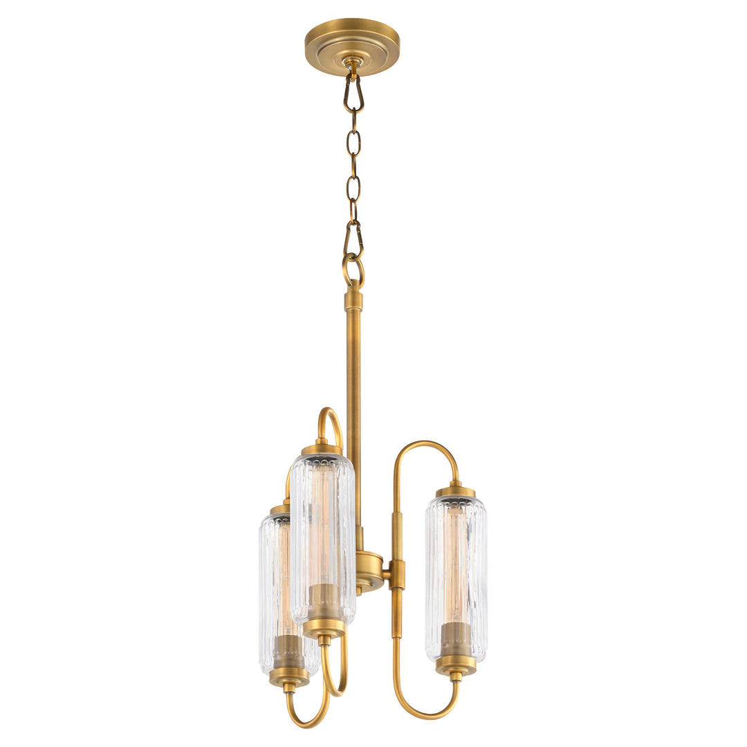 Whitmire 3 Light Pendant  - Brushed Brass