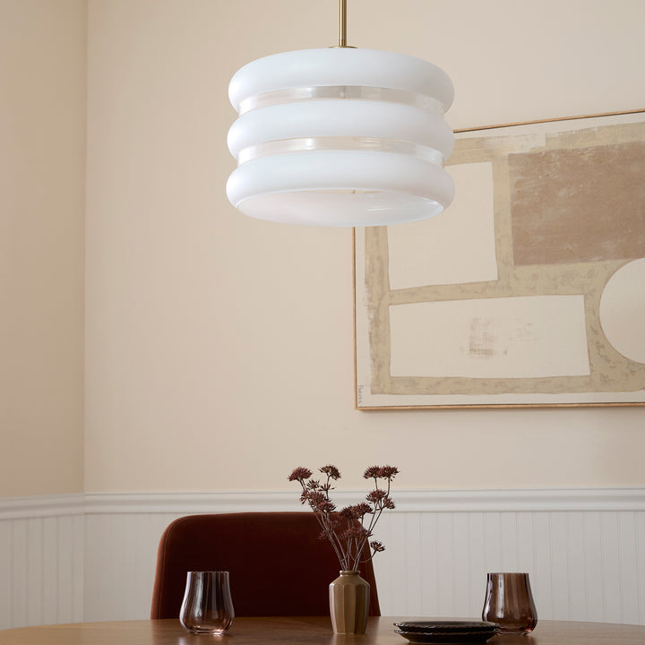GILLIS 16" PENDANT - Aged Brass