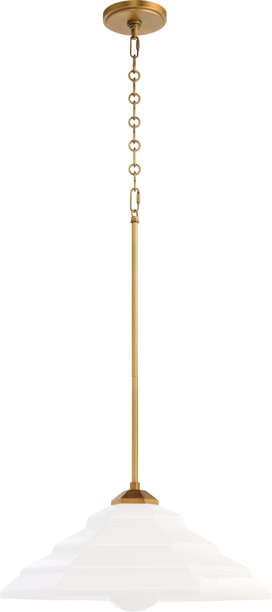 RAINIER 20" Pendant  - Brushed Brass
