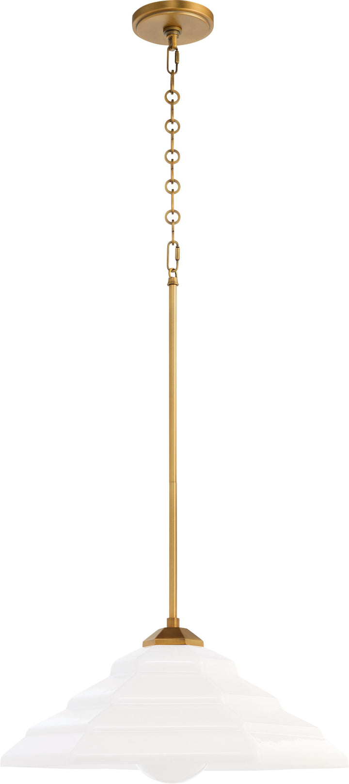 RAINIER 20" Pendant  - Brushed Brass
