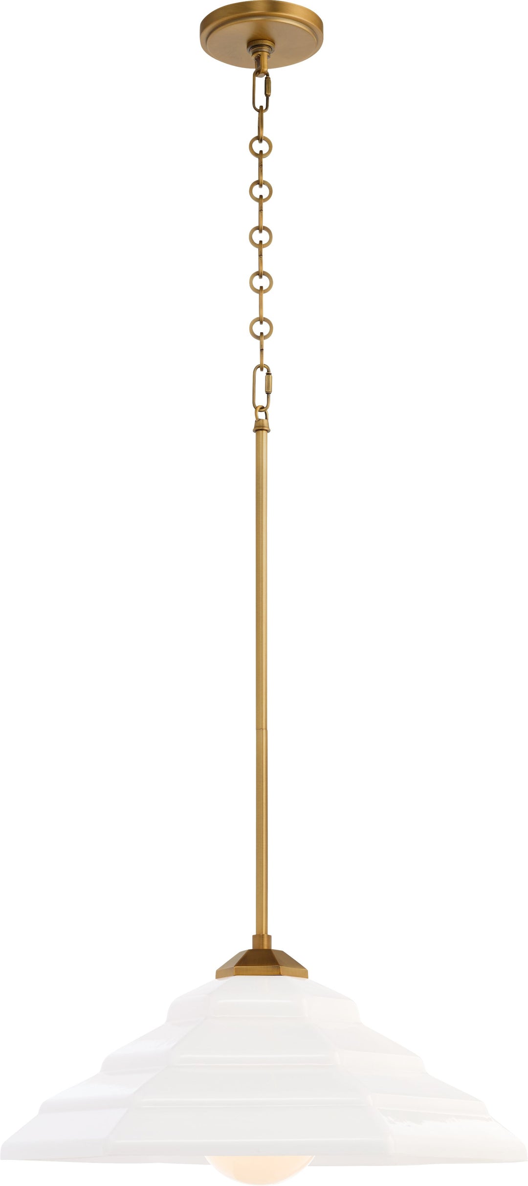 RAINIER 20" Pendant  - Brushed Brass