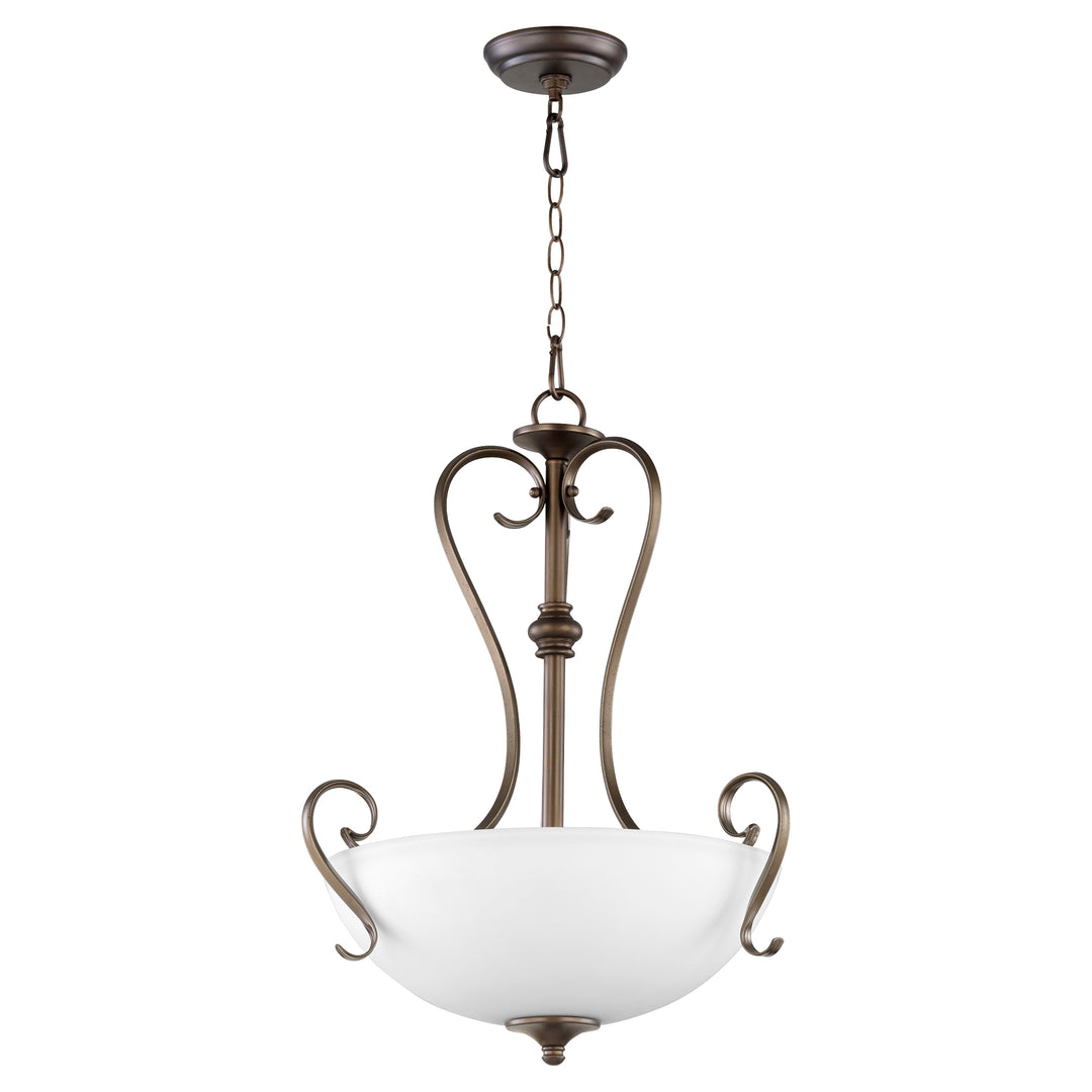 POWELL 3 Light Pendant - Oiled Bronze