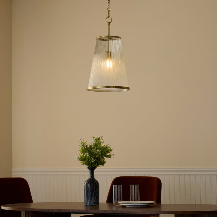 PROVIDENCE 13" Pendant - Aged Brass