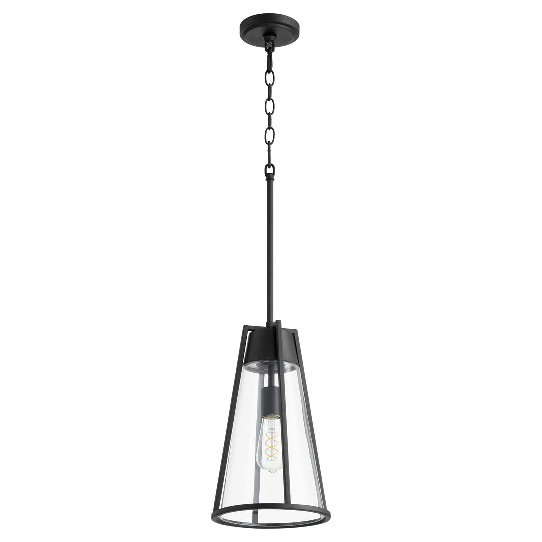15" Pylon Pendant - Textured Black