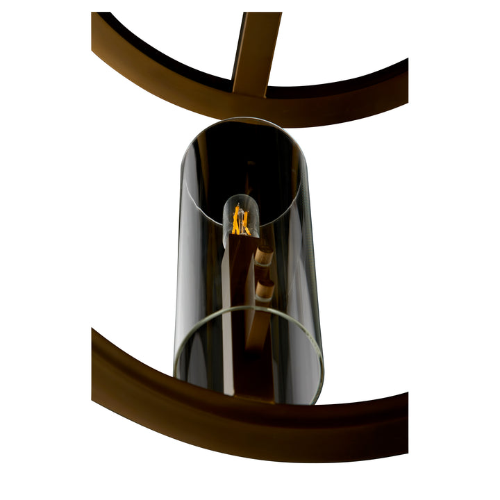 Harbin 4 Light ENTRY - Aged Brass