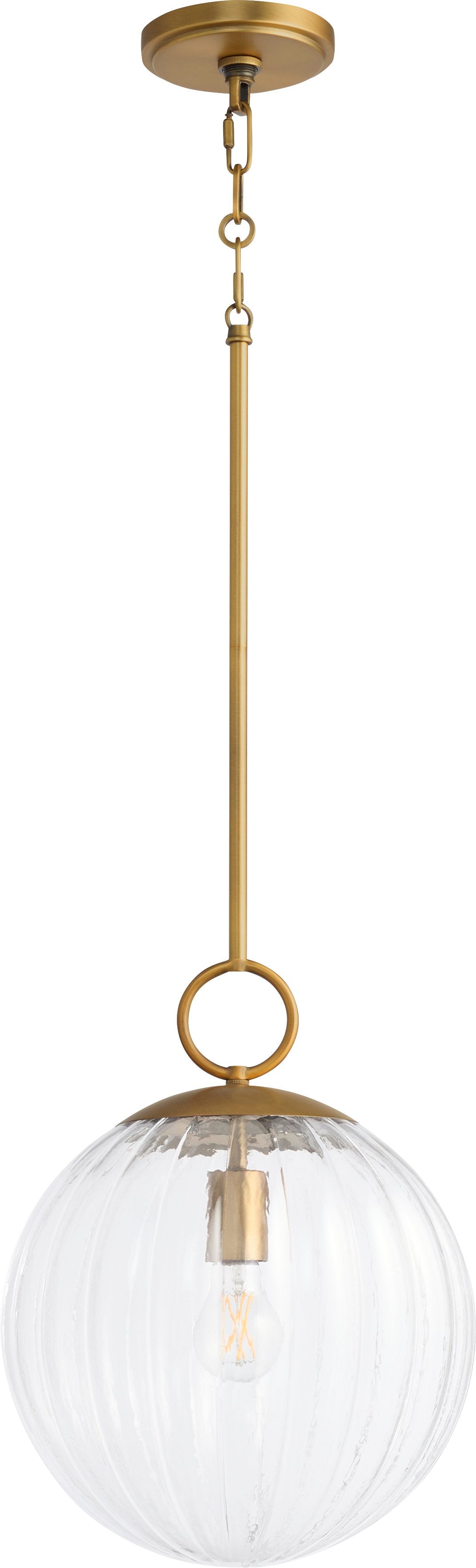 MAVIS 12" Pendant - Brushed Brass