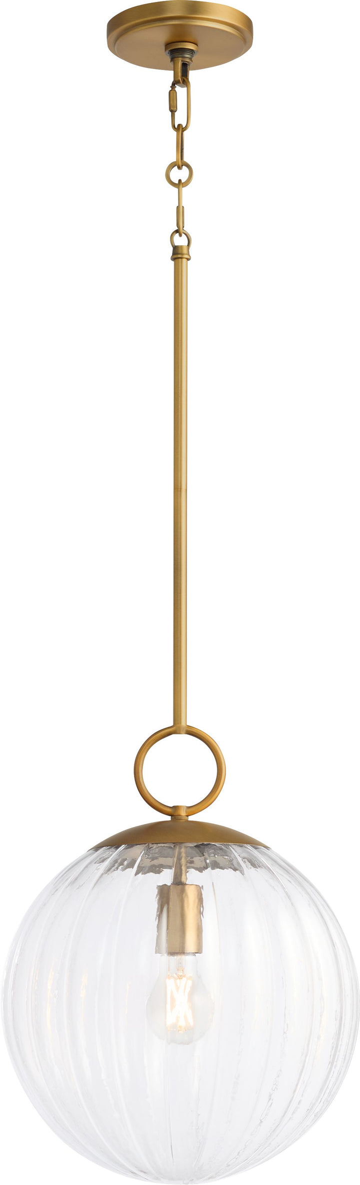 MAVIS 12" Pendant - Brushed Brass
