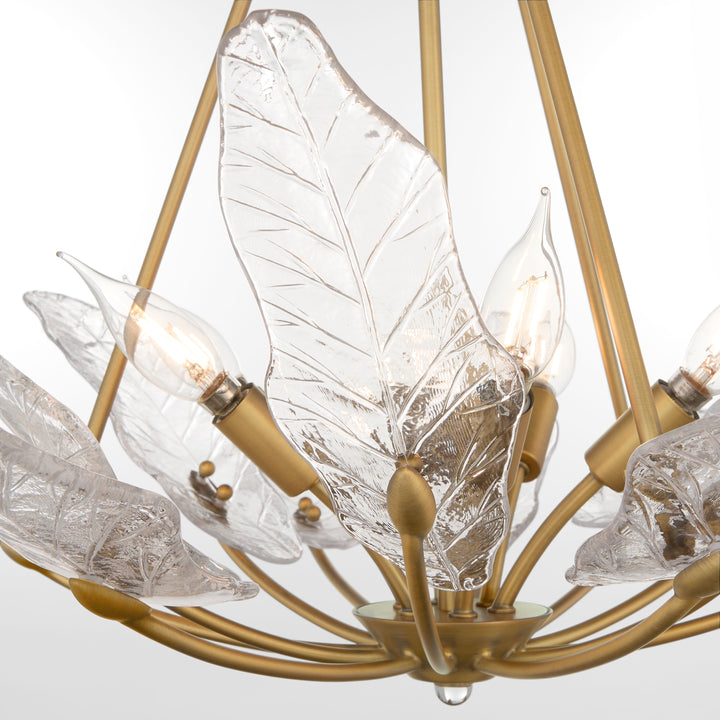 ANASTASIA 32" 6 Light Pendant - Brushed Brass