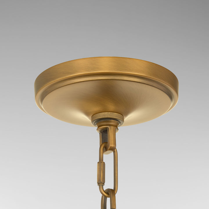 ANASTASIA 32" 6 Light Pendant - Brushed Brass
