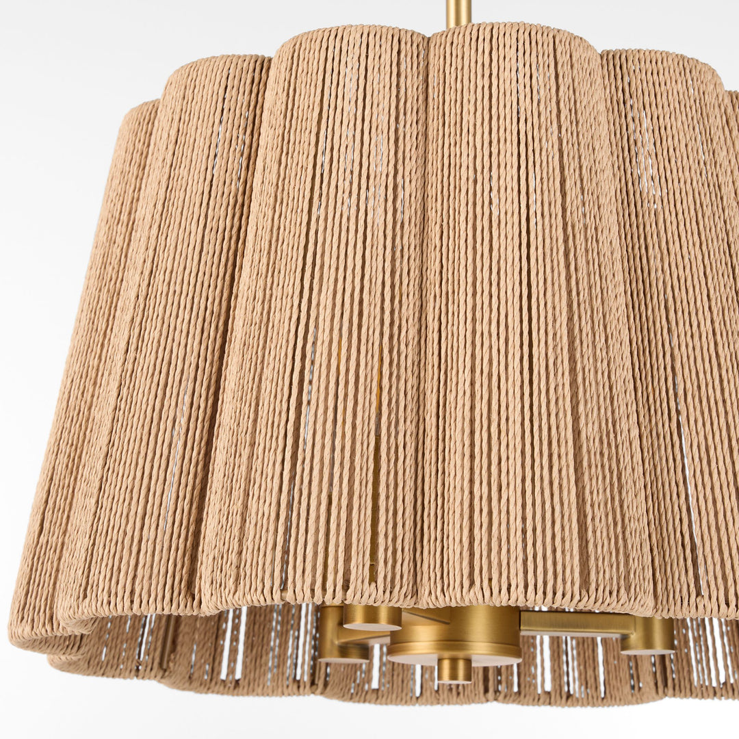 ANTON 3-Light Pendant - Brushed Brass