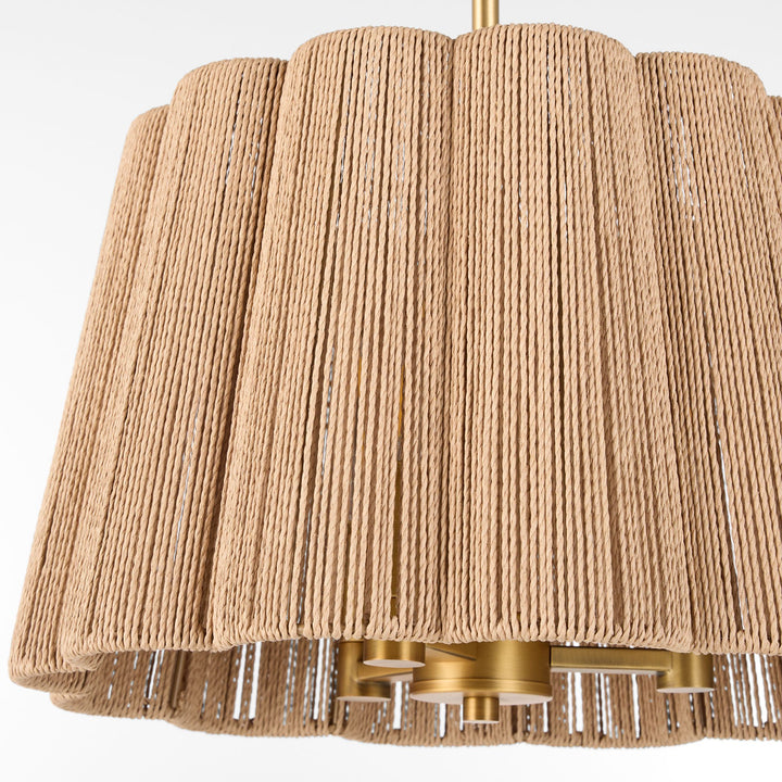 ANTON 3-Light Pendant - Brushed Brass