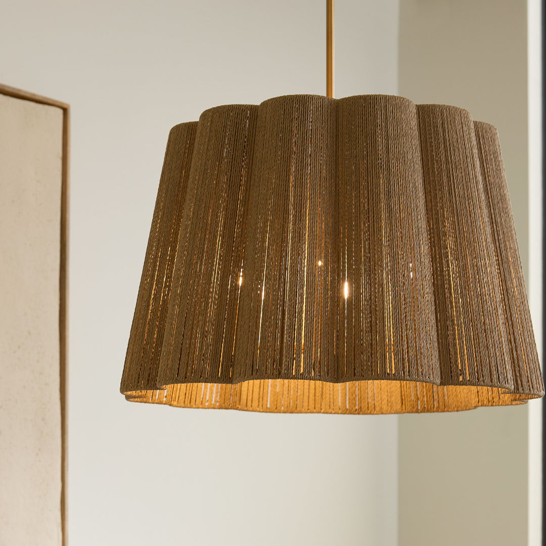 ANTON 3-Light Pendant - Brushed Brass