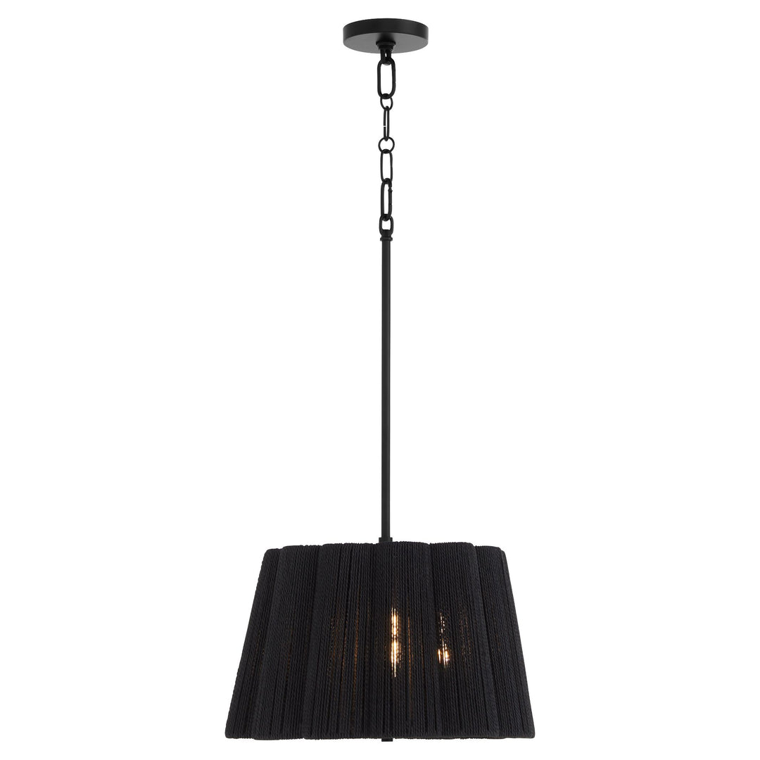 ANTON 3-Light Pendant - Matte Black