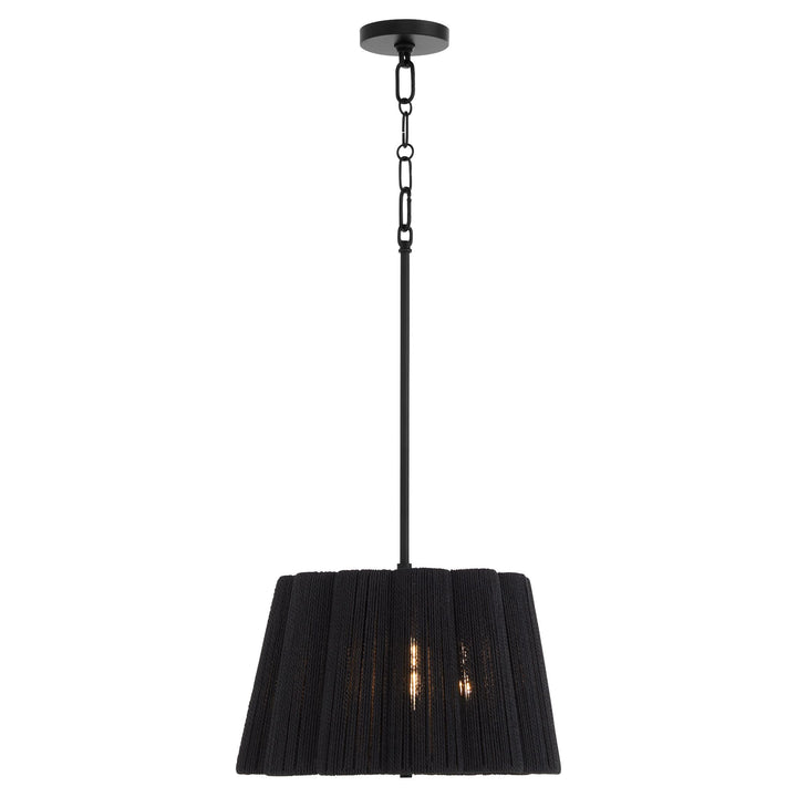 ANTON 3-Light Pendant - Matte Black