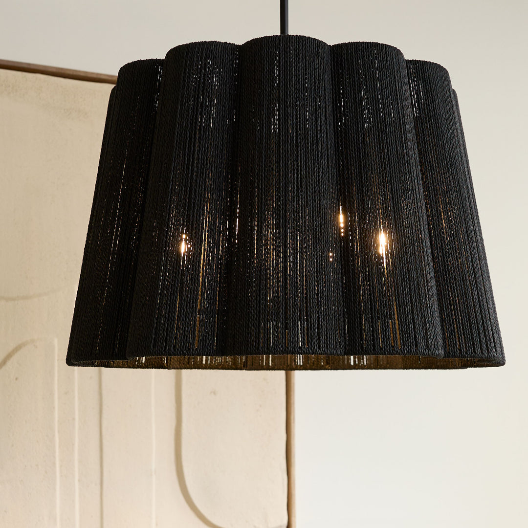 ANTON 3-Light Pendant - Matte Black